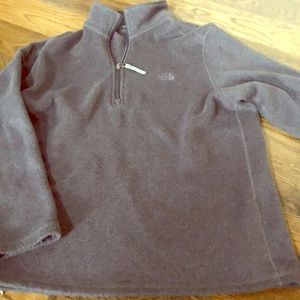 Men’s north face quarter zip.  Medium